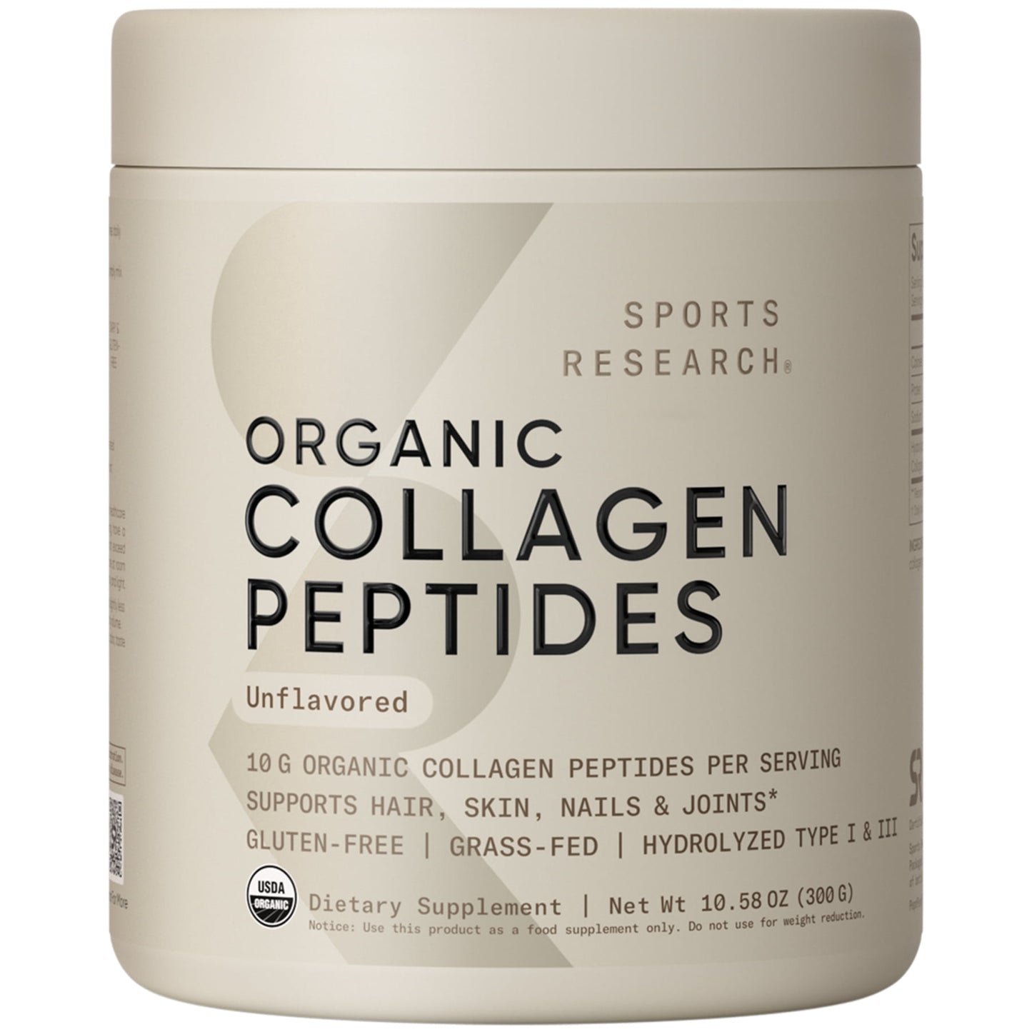 Collagen Peptides Type I & III (30 servings)