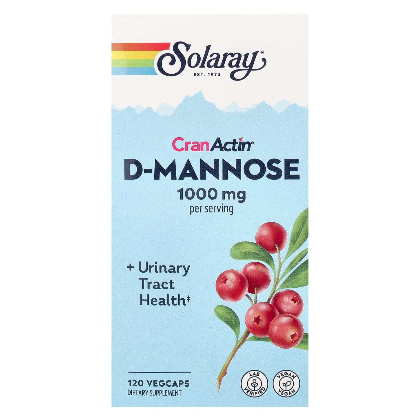 D-Mannose 1000mg + Cranberry (60ct)