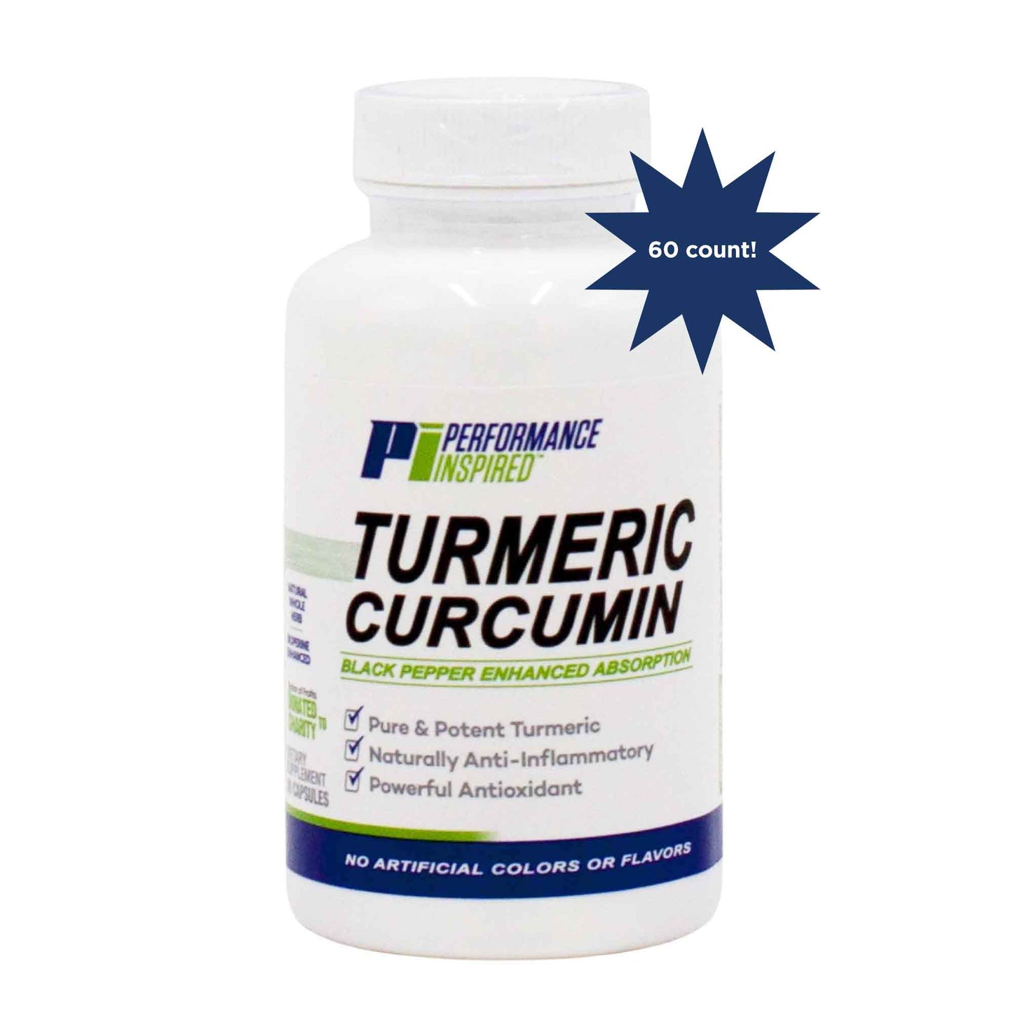 Turmeric Curcumin 1000mg with BioPerine (60ct)